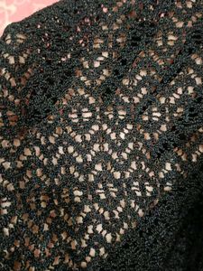 Black Netted Shrug