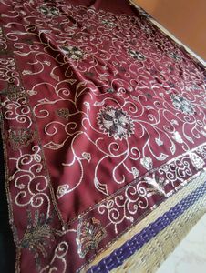 Beautiful Heavy Embroidery 🪡 & Sequins Work Saree
