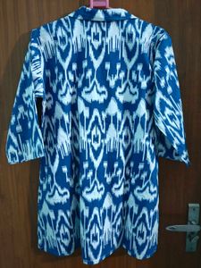 Blue Ikat Co-ord Set