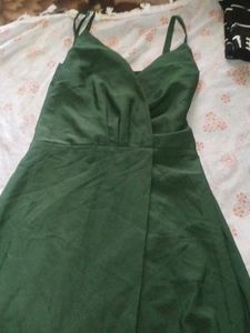 Green Wrap Dress