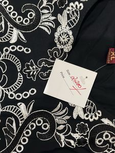 Elegant Black Embroiderd suit