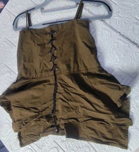 Olive Stripe Tank Top