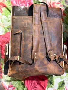 Pure Hairon Leather Bagpack| Unisex Bags