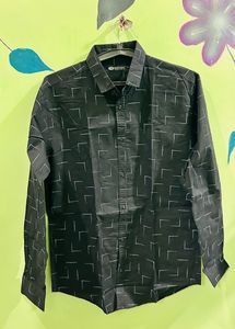 Black Print Shirt New With Tag
