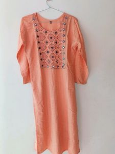 Orange Kurti