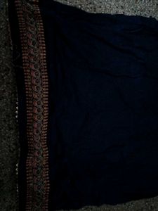 Elegant Navy Blue Kurta with Pant