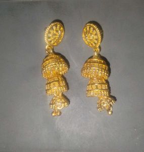 Golden Dangle Earring,s