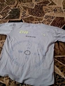 Brooklyn Graphic Tee - Light Blue