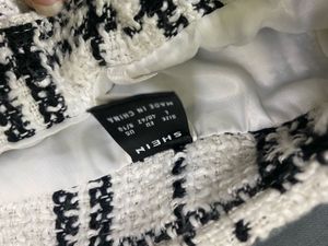 Plaid Mini Skirt with check print good for winters