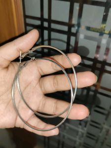 Silver Hoop Earrings