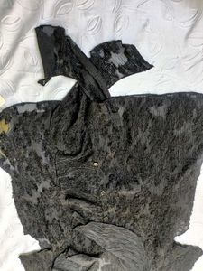 Y2k Ruffled Textured Shirt 🖤