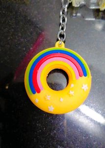 Cute Donut Keychain