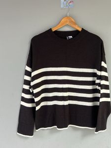 Striped Knit Sweater