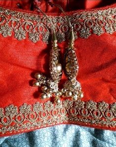 Red Padded Blouse
