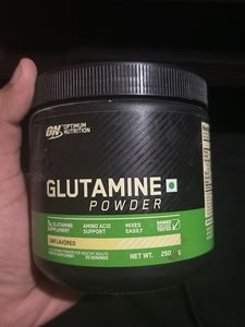Optimum Nutrition Glutamine Powder Used 150g Left