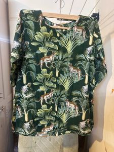 Jungle Print & Multi Colour Top XL