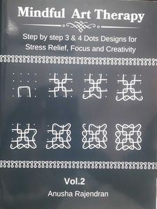 Mindful Art Therapy Kolam Books Sikku Kolams Muggu