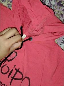 Pink Graphic Hoodie