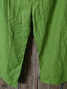 Green Cotton Kurta