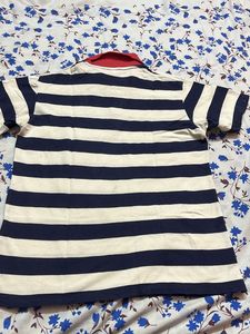 Uniqlo Black &amp; White Striped Shirt