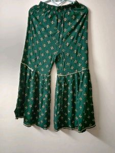 Green Sarara For Girls