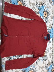 Maroon Casual Shirt