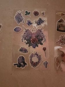 6 Sheets Of Unicorn Stickers