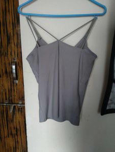 Gray Color Slip With Pad