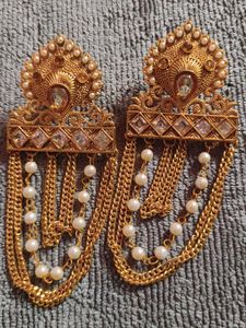 Gold-Tone Dangle Earrings
