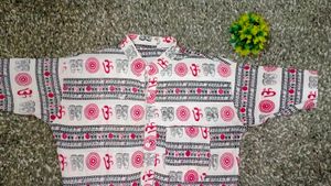 Unisex Pure Cotton Short Kurtis Or Top
