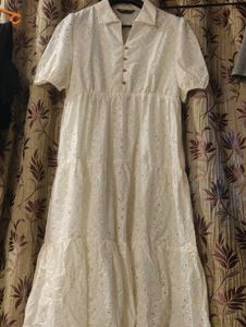 Schiffli Embroidered Dress