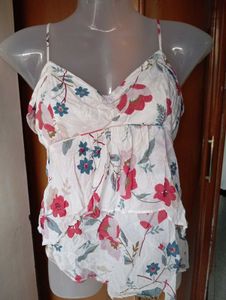 Floral Ruffle Cami Top
