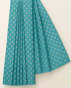 Teal Textured Patterned Fabric very new