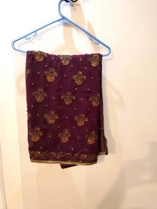 Sequin Work Saree