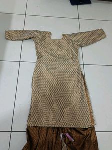 Girl's Ethnic Kurta with Gharara