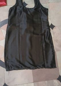 Satin Black Sharara Suit