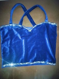 Royal Blue Plazzo With Blouse
