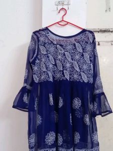 Lucknowi Embroidered Frock