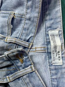 Unique Two-Tone Denim Jeans