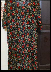 Floral Print Kurta
