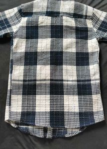 Heavy Textured Flannel Shirt