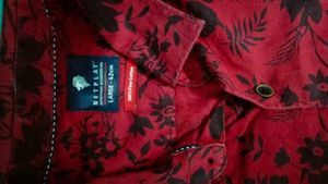 Red Full Hand Shirt 42 Size