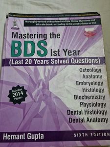 Mastering BDS 1st Year