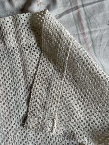 Crochet curtain