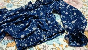 Floral Blue Top