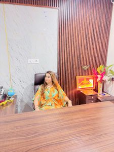 Orange beautiful kaftan