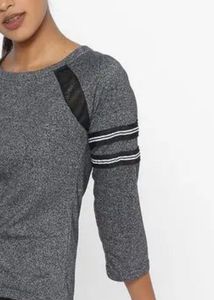 Heathered Long Sleeve Top