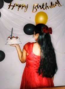 Stunning Red Tulle Gown