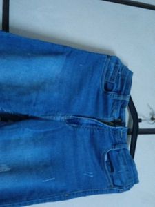 Distressed Denim Jeans