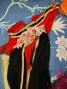 Embroidered Saree - Elegant Design
